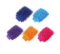Guantes de Microfibra for Lavado de Autos, Esponja antiarañazos, Toalla de Lavado, Herramienta de autolimpieza, Color Aleatorio