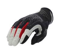 Acerbis Crossover Motorradhandschuhe, negro-gris-rojo, tamaño M para Hombres