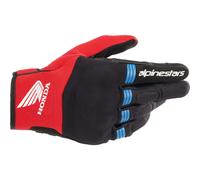 Guantes De Moto Alpinestars Copper Honda - Negro/Rojo Brillante/Azul 35683211317