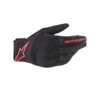 Alpinestars Guantes de Cobre Guantes de Motocicleta Negro/Rojo Fluo