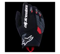Alpinestars Durack Guantes de moto, negro-gris-rojo, tamaño 3XL para Hombres