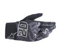 Alpinestars FQ20 Reef Guantes de motocicleta, negro-gris, tamaño L
