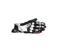 Alpinestars Gp Plus R V3 Guantes de moto, Negro/Blanco/Neón Rojo, Talla 2XL