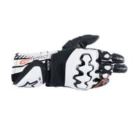Alpinestars GP Pro R4 Guantes de moto perforados, negro-blanco, tamaño M para Hombres