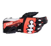 Guantes De Moto Alpinestars GP PRO R4 - Negro/Rojo Fluo/Blanco 35567241321