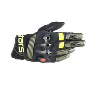 Guantes de Moto Alpinestars Halo Leather Negro/AmarilloS Negro,Amarillo