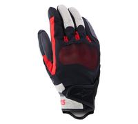 Alpinestars Mogress Airflow Guantes de moto, negro/rojo/blanco, Talla L