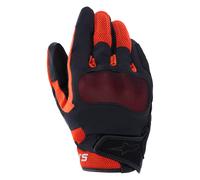 Alpinestars Mogress Airflow Guantes de moto, negro-rojo, tamaño L para Hombres