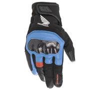 Guantes de moto Alpinestars SMX Z Drystar Honda gris claro-negro-azul-rojo 3XL