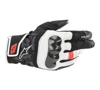 Guantes De Moto Alpinestars SMX Z Drystar® - Negro/Blanco/Rojo Fluo 35274211231