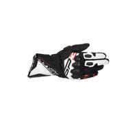 Alpinestars Sp-3 Guantes de moto, Negro/Blanco/Neón Rojo, Talla 3XL
