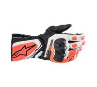 Guantes de Moto Alpinestars SP-8 Air V3 Negro/Blanco/Rojo FlúorL Negro,Blanco,Rojo Flúor