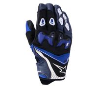 Alpinestars SP-R Pro Guantes de moto, blanco-azul, tamaño M para Hombres