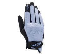 Alpinestars Stated Air Guantes de moto perforados, negro-plata, tamaño 3XL para Hombres