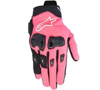 Guantes de moto Alpinestars STELLA SP X 3 para mujer, color rosa, negro y blanco S