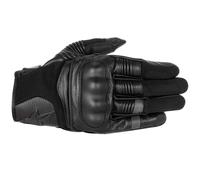 Guantes de moto Alpinestars Warlock de cuero negro