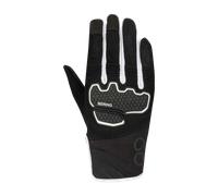 Bering Breeze Mesh Guantes de moto, negro-blanco, tamaño 3XL para Hombres