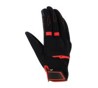 Bering Fletcher Evo Guantes de moto, negro-rojo, tamaño M para Hombres