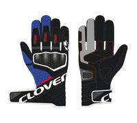 Guantes de moto Clover Predator-2 Blue/White/Red/Black