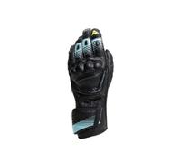 Guantes de moto Cuero Hombre Dainese FIERO Black/Water/Yellow Fluo