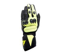 Dainese Impeto D-Dry Guantes de motocicleta impermeables, negro-amarillo, tamaño 3XL para Hombres