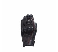 Dainese - Karakum Ergo-Tek Gloves, Guantes de Moto de Verano, Tejido Ventilado, Protectores de Nudillos, Guantes de Moto para Hombre, Negro/Negro, L