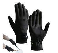 Guantes de moto de invierno - Guantes a prueba de viento, guantes térmicos de equitación, guante de invierno impermeable para clima frío Esquiar Camping Motor Ciclismo Senderismo Montar Snowboard