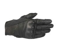 Guantes De Moto De Piel De Verano Alpinestars Mustang V2 Hombre Negro