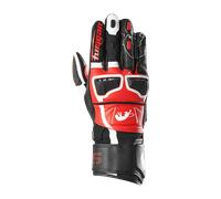 Furygan Styg 15 Guantes de moto, Negro/Blanco/Rojo, Talla L
