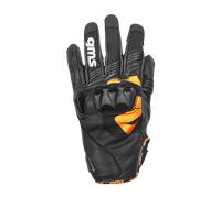 GMS Curve Guantes de motocicleta, negro-naranja, tamaño 3XL para Hombres