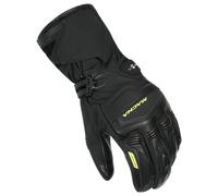 Macna Azra RTX Guantes de moto impermeables calefactables, negro/amarillo, Talla M