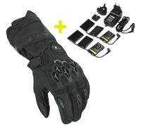 Guantes de moto Hombre Macna Rafino RTX 12V 3A kit Calefacción electrónica Black