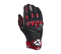 Ixon Mirage Air Guantes de moto, Negro/Blanco/Rojo, Talla 2XL