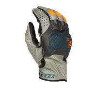 Guantes de Moto Klim Badlands Aero Pro Short Petróleo/Naranja StrikeXXXL Petróleo,Naranja Strike
