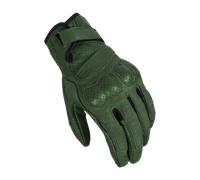 Macna Bold Guantes de moto perforados, verde, Talla 3XL