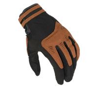 Macna Darko Guantes de motocicleta, negro/marrón, Talla L