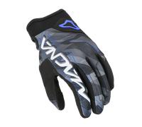 Macna Decode Guantes de moto, negro-blanco-azul, tamaño S para Hombres