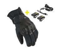 Macna Era 2.0 RTX Kit guantes impermeables calefactores para moto de invierno + pilas y cargador de 7,4V / 2,2A, tamaño M para Hombres
