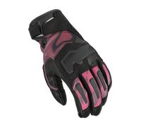 Macna Haros 2.0 Guantes de moto para mujer, negro-rosa, tamaño XL