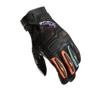 Macna Haros Rok Bagoros Guantes de motocicleta, negro-naranja, tamaño 2XL para Hombres