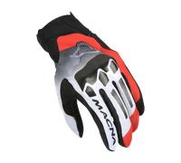 Macna Mana Guantes de moto, negro-blanco-rojo, tamaño S para Hombres