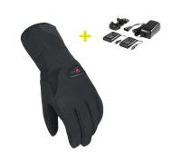 Macna Spark Kit de guantes de bicicleta calefactables, negro, tamaño M