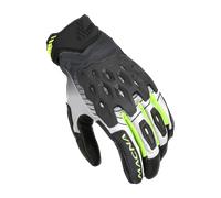 Macna Tanami Guantes de moto, negro-amarillo, tamaño L para Hombres