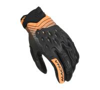 Macna Tanami Guantes de moto, negro-naranja, tamaño XL para Hombres