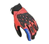 Macna Tanami Guantes de moto, negro-rojo, tamaño 2XL para Hombres