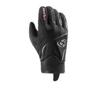 Ixon Pro Hurricane 2 Guantes impermeables de moto de invierno para mujer, negro-rosa, tamaño XL