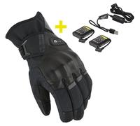 Guantes de moto Mujer Macna Era 2.0 RTX kit Calefacción electrónica Black