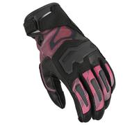 Macna Haros 2.0 Guantes de moto para mujer, negro/rosa, Talla L