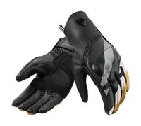 Revit Redhill Guantes de moto para mujer, negro-marrón, tamaño M