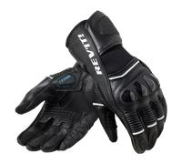 Revit Xena 4 Guantes de moto para mujer, negro-blanco, tamaño M
